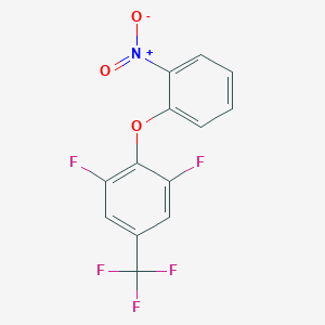 1,3-Difluoro-2-(2-nitrophenoxy)-5-(trifluoromethyl)benzene