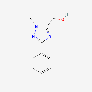 (1-methyl-3-phenyl-1H-1,2,4-triazol-5-yl)methanol