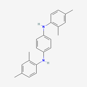 molecular formula C22H24N2 B1342954 N~1~,N~4~-双(2,4-二甲苯基)苯-1,4-二胺 CAS No. 76154-76-2