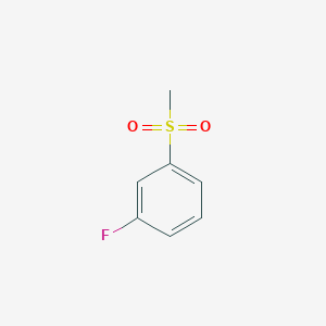 molecular formula C7H7FO2S B1342961 1-氟-3-(甲磺酰基)苯 CAS No. 657-46-5