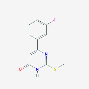 6-(3-iodophenyl)-2-(methylthio)pyrimidin-4(3H)-one