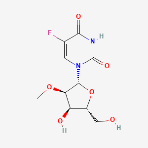molecular formula C10H13FN2O6 B1342964 5-氟-1-[(2R,3R,4R,5R)-4-羟基-5-(羟甲基)-3-甲氧基氧杂环己烷-2-基]嘧啶-2,4-二酮 CAS No. 61671-80-5