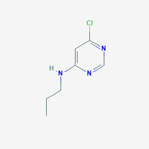 molecular formula C7H10ClN3 B1342967 6-chloro-N-propylpyrimidin-4-amine CAS No. 941294-33-3