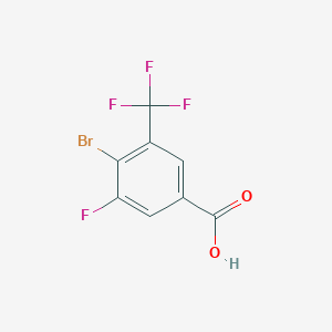 4-Bromo-3-fluoro-5-(trifluoromethyl)benzoic acid