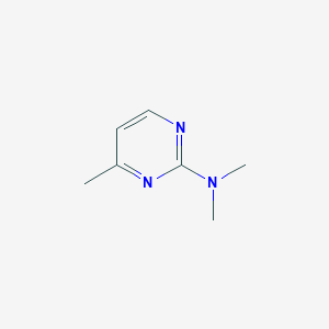 molecular formula C7H11N3 B1342975 N,N,4-trimethylpyrimidin-2-amine CAS No. 99357-40-1