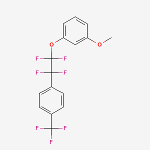 1-Methoxy-3-[1,1,2,2-tetrafluoro-2-[4-(trifluoromethyl)phenyl]ethoxy]benzene