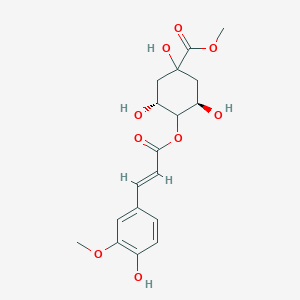 methyl (3R,5R)-1,3,5-trihydroxy-4-[(E)-3-(4-hydroxy-3-methoxyphenyl)prop-2-enoyl]oxycyclohexane-1-carboxylate