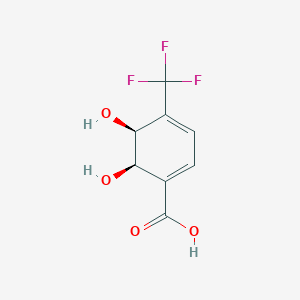 (2R,3S)-1-Carboxy-4-trifluoromethyl-2,3-dihydroxycyclohexa-4,6-diene, 95