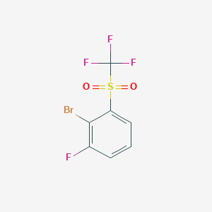 2-Bromo-1-fluoro-3-(trifluoromethylsulfonyl)benzene