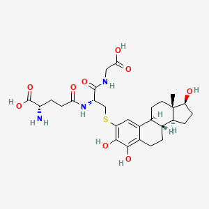 molecular formula C28H39N3O9S B13429864 4-Hydroxyestradiol-2-glutathione 