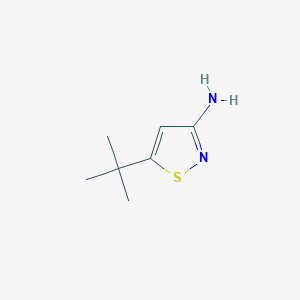 molecular formula C7H12N2S B1342988 5-叔丁基-3-异噻唑胺 CAS No. 127024-28-6