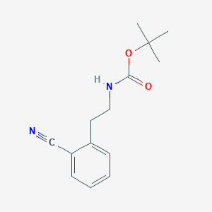 tert-butylN-[2-(2-cyanophenyl)ethyl]carbamate