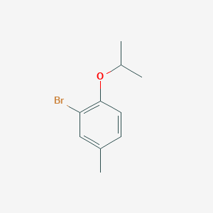 molecular formula C10H13BrO B1342989 2-Bromo-4-methyl-1-(propan-2-yloxy)benzene CAS No. 13178-89-7