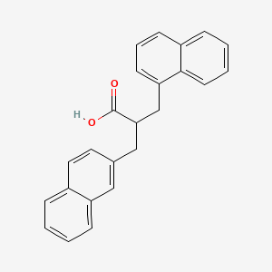 3-(Naphthalen-1-yl)-2-(naphthalen-2-ylmethyl)propanoic Acid