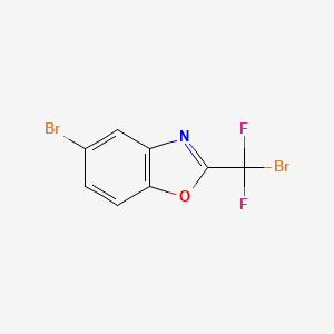 5-Bromo-2-[bromo(difluoro)methyl]-1,3-benzoxazole