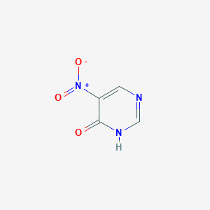 molecular formula C4H3N3O3 B1342994 4-羟基-5-硝基嘧啶 CAS No. 219543-69-8