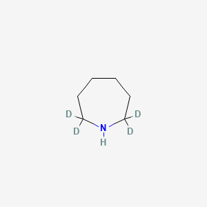 molecular formula C6H13N B13429949 Hexamethylenimine-d4 