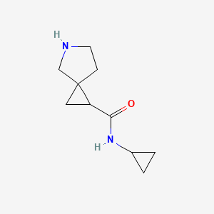 molecular formula C10H16N2O B13429953 N-cyclopropyl-5-azaspiro[2.4]heptane-1-carboxamide 