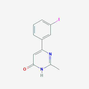 6-(3-Iodophenyl)-2-methylpyrimidin-4-ol