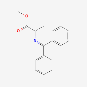 molecular formula C17H17NO2 B13429963 N-(Diphenylmethylene)alanine Methyl Ester 