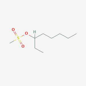 molecular formula C9H20O3S B13429984 Octan-3-yl methanesulfonate 