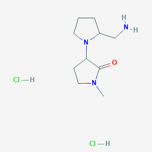 2-(Aminomethyl)-1'-methyl-[1,3'-bipyrrolidin]-2'-one dihydrochloride