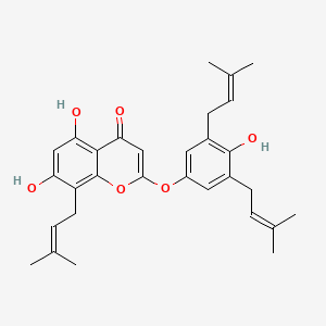 molecular formula C30H34O6 B13430011 Epimedonin K 