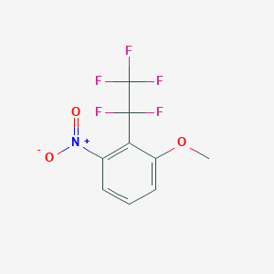 1-Methoxy-3-nitro-2-(pentafluoroethyl)benzene