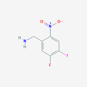 5-Fluoro-4-iodo-2-nitrobenzylamine