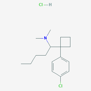 molecular formula C17H27Cl2N B13430030 3-Desmethyl 4-Methyl Sibutramine Hydrochloride 