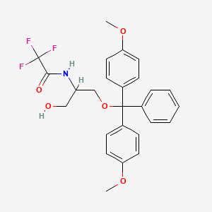 N-[2-[Bis(4-methoxyphenyl)phenylmethoxy]-1-(hydroxymethyl)ethyl]-2,2,2-trifluoroacetamide