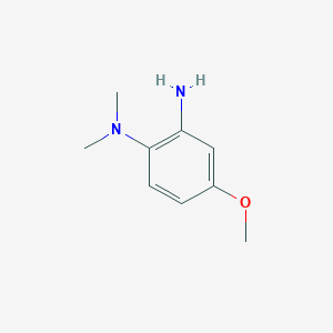 molecular formula C9H14N2O B13430058 4-methoxy-1-N,1-N-dimethylbenzene-1,2-diamine 