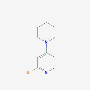 2-Bromo-4-(piperidin-1-yl)pyridine