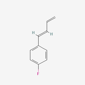 molecular formula C10H9F B13430119 (E)-1-(Buta-1,3-dien-1-yl)-4-fluorobenzene 