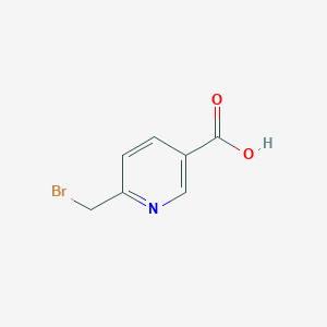 molecular formula C7H6BrNO2 B1343012 6-(溴甲基)烟酸 CAS No. 221323-59-7