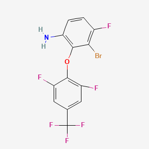 3-Bromo-2-[2,6-difluoro-4-(trifluoromethyl)phenoxy]-4-fluoroaniline