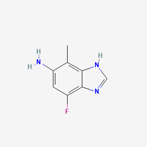 4-Fluoro-7-methyl-1H-benzo[d]imidazol-6-amine