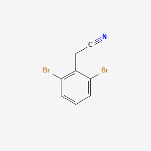 molecular formula C8H5Br2N B1343017 2-(2,6-二溴苯基)乙腈 CAS No. 67197-53-9