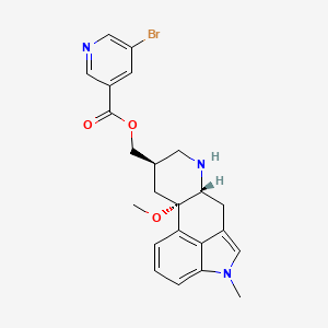 molecular formula C23H24BrN3O3 B13430197 N-Desmethyl Nicergoline 