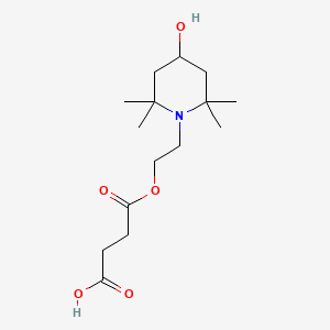 1-[2-(4-Hydroxy-2,2,6,6-tetramethyl-1-piperidinyl)ethyl] Ester Butanedioic Acid