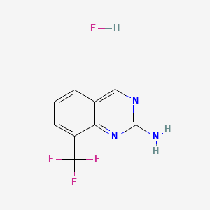 8-(Trifluoromethyl)quinazolin-2-amine hydrofluoride