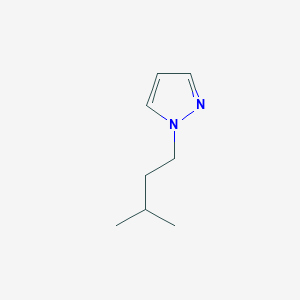 molecular formula C8H14N2 B1343026 1-异戊基-1H-吡唑 CAS No. 847818-51-3