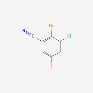 2-Bromo-3-chloro-5-iodobenzonitrile