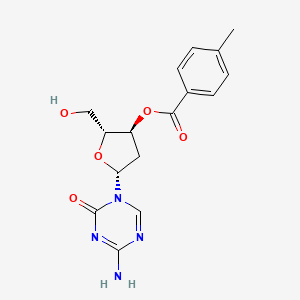 molecular formula C16H18N4O5 B13430358 3-Toluoyl Decitabine 