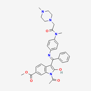 molecular formula C33H35N5O5 B13430391 Nintedanib N-Acetyl Impurity CAS No. 2130844-77-6