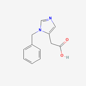 molecular formula C12H12N2O2 B13430392 (3-Benzyl-3h-imidazol-4-yl)-acetic acid 