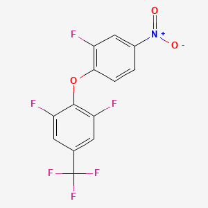 1,3-Difluoro-2-(2-fluoro-4-nitro-phenoxy)-5-(trifluoromethyl)benzene