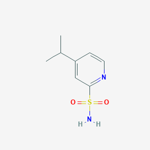 molecular formula C8H12N2O2S B13430419 4-Isopropylpyridine-2-sulfonamide 