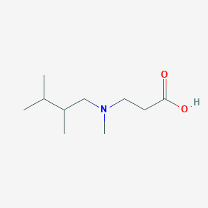 molecular formula C10H21NO2 B13430436 N-(2,3-Dimethylbutyl)-N-methyl-beta-alanine 