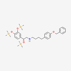 (R)-N-[2-[3,4-Bis[(trimethylsilyl)oxy]phenyl]-2-[(trimethylsilyl)oxy]ethyl]-4-(phenylmethoxy)benzenebutanamine